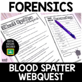 Forensics Activity: Blood Spatter Webquest