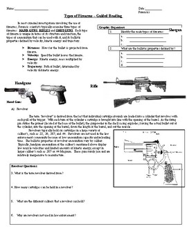 Forensics Ballistics Unit: Firearms Guided Reading by Stehler Science