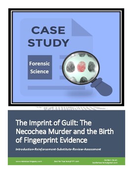 Preview of Forensics Case Study:  The Imprint of Guilt: The Birth of Fingerprint Evidence
