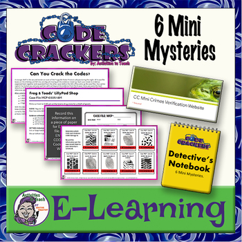 Preview of Forensics Code Crackers - 6 Mysteries Forensics Science - Fully Digital