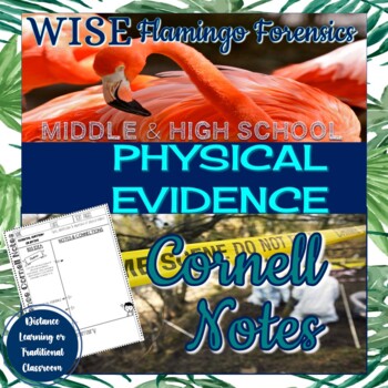 Preview of Forensics Cornell Notes Physical Evidence DIGITAL and PRINT