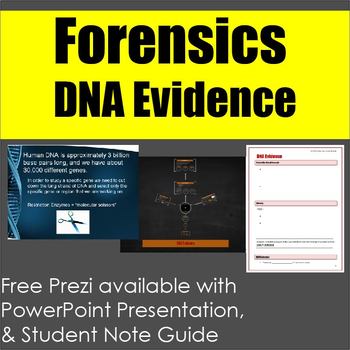 Preview of Forensics: DNA Evidence Lecture Presentation and Student Note Guide
