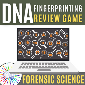 Preview of Forensics DNA Fingerprint/DNA Profile Evidence Review Game!