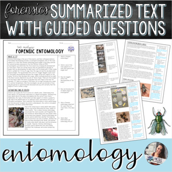 Preview of Forensics | Entomology Guided Text with Questions