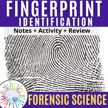 Preview of Forensics Fingerprint Identification: Notes + Activity + Review Questions