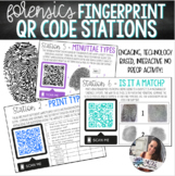 Forensics | Fingerprint QR Code Stations