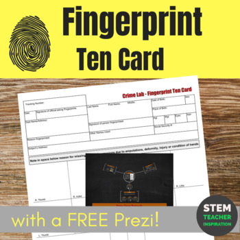 Preview of Forensics: Fingerprint Ten Card