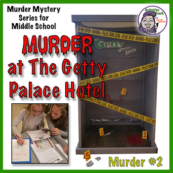 Preview of Forensics Fun - Murder Mystery for Middle School: Getty Palace Hotel