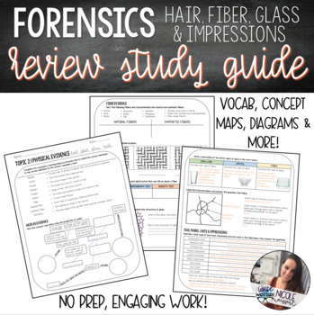 Preview of Forensics | Hair, Fiber, Glass, Impressions Study Guide Review