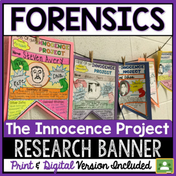Preview of Forensics: Innocence Project Lesson & Research Activity