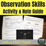 Forensics: Observation Skills Activity and Note Guide to A