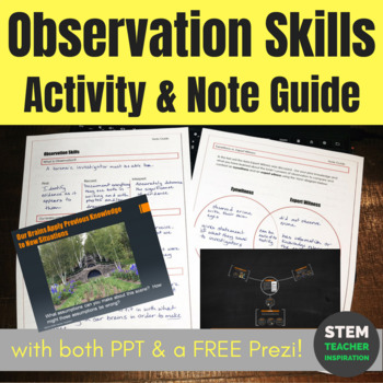 Preview of Forensics: Observation Skills Lecture Presentation Activity & Note Guide