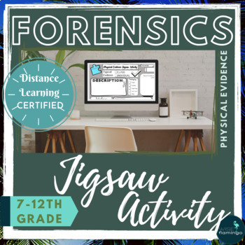 Preview of Forensics Physical Evidence Jigsaw Activity DIGITAL and PRINT