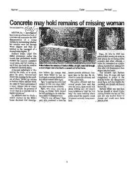 Preview of Forensics "Remains Entombed in Concrete" Article