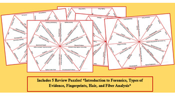 Preview of Forensics Review Puzzles Bundle 1
