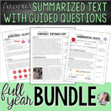 Forensics | SUMMARIZED TEXT WITH QUESTIONS (Growing Bundle!)