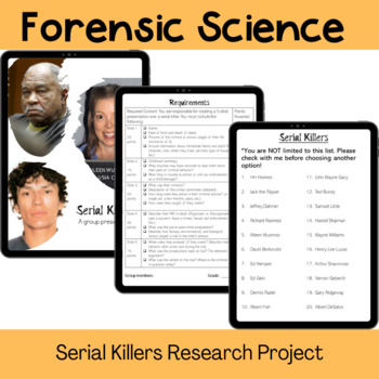 research project on serial killers