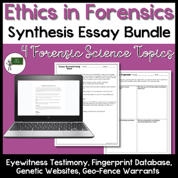 Preview of Forensics Synthesis Essays Bundle | Ethics in Forensic Science Research