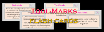 Preview of Forensics: Tool-Marks Flash Cards