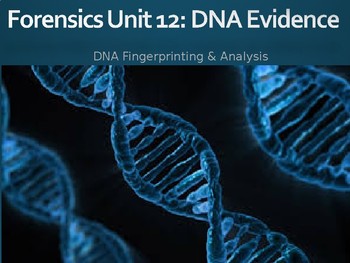 Preview of Forensics Unit 12 Powerpoint: DNA Evidence