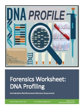 Preview of Forensics Worksheet: DNA Profiles and STRs