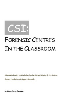 Preview of Forensics in the Classroom: A Unit for Middle Schools