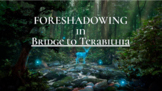 Foreshadowing in the novel Bridge to Terabithia