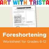 Foreshortening Art Worksheet