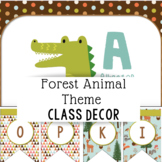 Forest Animal Class Decor