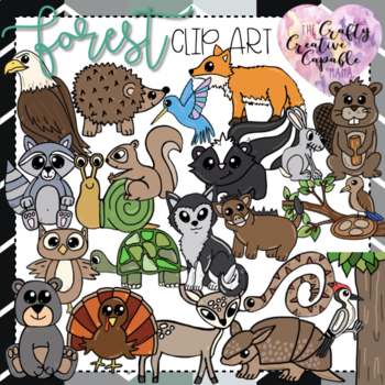 Preview of Forest Animal Clip Art