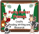 Forest Animal Crafts, Literacy and Early Research Writing