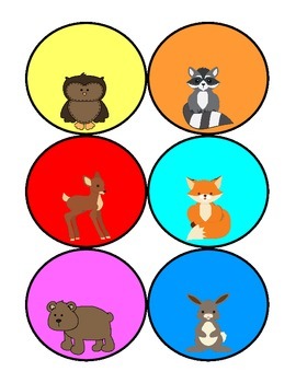 Forest Animal Name s Round By The Project Queen Tpt