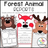 Forest Animal Reports Craft Bundle | Flip Book | Skunk | F