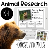 Forest Animals Research Report | Digital option included
