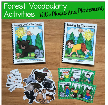 Preview of Forest Animals Adapted Book--"Animals Live in the Forest"