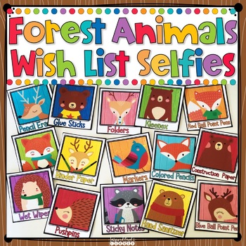 Woodland Animals | Forest Animals Classroom Donation Wish List | Classroom  Decor