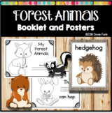 Forest Animals Coloring Book and Posters