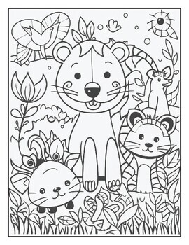 forest coloring pages