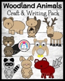 Forest Animals Craft Writing Activity - Fall, Camping, Woo