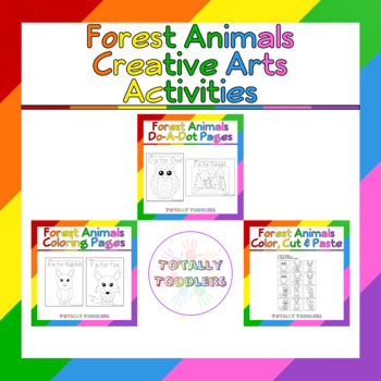 Preview of Forest Animals | Creative Arts Activities