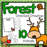 Forest Animals Directed Drawing Activities | Woodland Dire