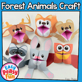 Forest Animals Fortune Teller Fall Craft, Fox, Deer, Owl, 