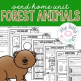 Forest Animals Send Home Language Unit