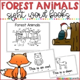 Forest Animals Sight Word Books