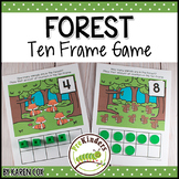 Forest Animals Ten Frame Game  (Pre-K + K Math)