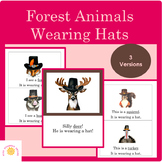 Forest Animals Wearing Hats Emergent Readers