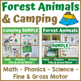 Forest Animals and Camping - Math, Phonics, Science, Fine/