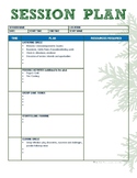 Forest/Bush School and Nature Play Planning Template