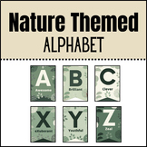 Nature Themed Classroom Alphabet