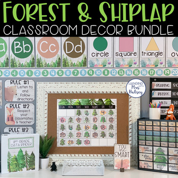 Preview of Forest Classroom Decor Bundle
